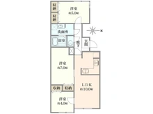 【神奈川県/横浜市港北区篠原町】フジビューハイツ篠原 間取り図