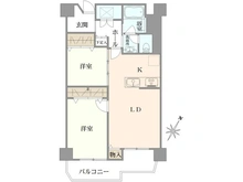 【神奈川県/横浜市磯子区森】第一磯子ハイツ 間取り図