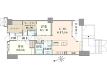 【神奈川県/横浜市中区池袋】横濱山手テラス壱番館 間取り図