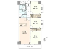 【神奈川県/横浜市南区南太田】シティフラッツ清水ヶ丘 間取り図