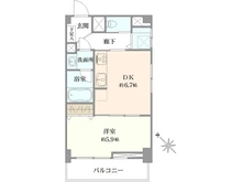 【神奈川県/横浜市中区長者町】夕陽ケ丘ニュースカイマンション 間取り図