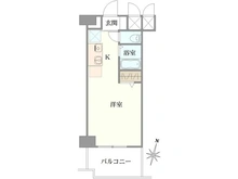 【神奈川県/横浜市南区真金町】メイツ伊勢佐木長者町 間取り図