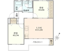 【神奈川県/横浜市南区六ツ川】六ツ川台団地 2-11号棟 間取り図