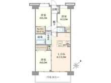 【神奈川県/横浜市保土ケ谷区狩場町】コスモ保土ヶ谷パークフォルム 間取り図