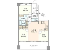 【神奈川県/横浜市中区新山下】ライオンズマンション横濱元町キャナリシア 間取り図