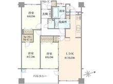 【神奈川県/横浜市中区本牧原】 ルネサンスシティ本牧 間取り図