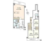 【神奈川県/横浜市金沢区瀬戸】金沢八景ローズマンションアネックス 間取り図