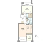 【神奈川県/横浜市中区山手町】コルティーレ山手町フロントエステート 間取り図