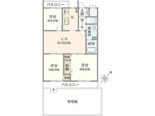 【神奈川県/横浜市中区豆口台】グレイス山手弐番館 間取り図