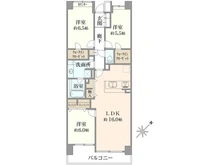 【神奈川県/横浜市港南区日野】クイーンズ・ガーデン　ヒルトップ・レジデンス 間取り図