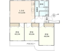 【神奈川県/横浜市南区永田東】永田町ビューハイツ 間取り図