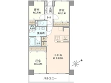 【神奈川県/横浜市保土ケ谷区岩井町】クイーンハイツ保土ケ谷 間取り図