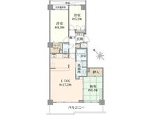 【神奈川県/横浜市磯子区丸山】ヒルトップ横濱根岸セントラルコート 間取り図
