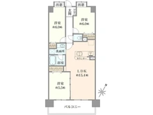 【神奈川県/横浜市南区宮元町】横浜蒔田ローヤルコーポ 間取り図