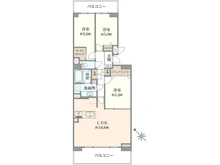 【神奈川県/横浜市保土ケ谷区仏向西】横浜星の丘ビューシティ A棟 間取り図
