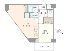 【神奈川県/横浜市南区浦舟町】日神パレステージ横浜南 間取り図