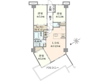 【神奈川県/横浜市磯子区森】 ヴェレーナシティパレ・ド・シエル　カルティエ2 間取り図