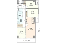 【神奈川県/横浜市中区本牧和田】新本牧弐番館 間取り図