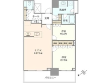 【神奈川県/横浜市中区北仲通】ザ・タワー横浜北仲 間取り図