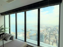 【神奈川県/横浜市中区北仲通】ザ・タワー横浜北仲 リビングダイニングからの眺望