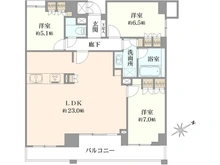 【神奈川県/横浜市中区山下町】グランブリエ横濱山下公園 間取り図