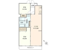 【神奈川県/横浜市磯子区滝頭】ラムズヒル蒔田 間取り図