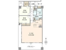 【神奈川県/横浜市中区滝之上】グレーシアブランシェ横浜山手 間取り図