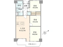 【神奈川県/横浜市磯子区森】第一磯子ハイツ 間取り図