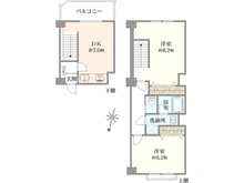 【神奈川県/横浜市中区根岸旭台】根岸台ハイホーム 間取り図