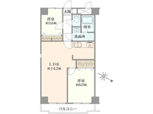 【神奈川県/横浜市磯子区岡村】日神パレス上大岡第2 間取り図