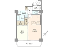 【神奈川県/横浜市南区永楽町】ハーズ横浜・ベイガーデン 間取り図
