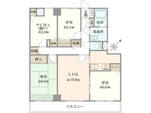 【神奈川県/横浜市中区福富町西通】セントレー横浜関内 間取り図