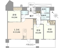 【神奈川県/横浜市中区尾上町】横浜シティタワー馬車道 間取り図