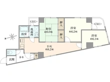 【神奈川県/横浜市中区伊勢佐木町】ストーク伊勢佐木七番館 間取り図