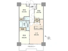 【神奈川県/横浜市磯子区森】ナイスアーバン磯子II 間取り図