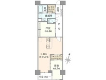 【神奈川県/横浜市中区新山下】新山下ベイシティ第六号棟 間取り図