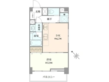 【神奈川県/横浜市中区長者町】夕陽ヶ丘ニュースカイマンション 間取り図