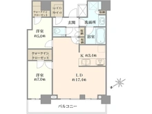 【神奈川県/横浜市中区北仲通】ザ・タワー横浜北仲 間取り図