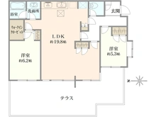 【神奈川県/横浜市鶴見区北寺尾】メゾン三ツ池公園 間取り図