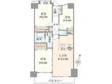 【神奈川県/横浜市中区弥生町】クリオ大通り公園参番館 間取り図