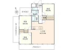 【神奈川県/横浜市磯子区磯子】磯子パインプロムナード 間取り図