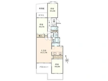 【神奈川県/横浜市磯子区森】マンション上大岡台 間取り図