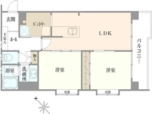 【東京都/新宿区市谷薬王寺町】薬王寺ニューハイツ 間取り図