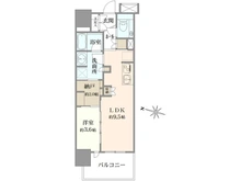 【東京都/新宿区舟町】ブリリア四谷三丁目 間取り図