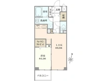 【東京都/新宿区大京町】ルート四谷三丁目 間取り図