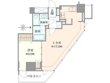 【東京都/新宿区舟町】シティタワー四谷 間取り図