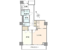 【東京都/新宿区富久町】ローレルコート新宿タワー 間取り図