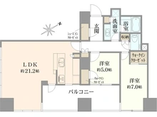 【東京都/新宿区四谷】クラッシィタワー新宿御苑 間取り図