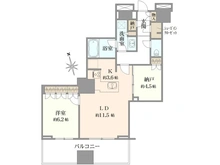 【東京都/新宿区富久町】富久クロスコンフォートタワー 間取り図