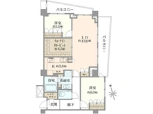【東京都/新宿区市谷加賀町】ザ・パークハウス市谷加賀町 間取り図